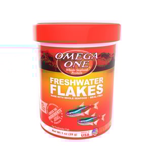 Omega One Freshwater Flakes Alimento para Peces de Agua Dulce, 28 g Omega One Freshwater Flakes Alimento para Peces de Agua Dulce, 28 g