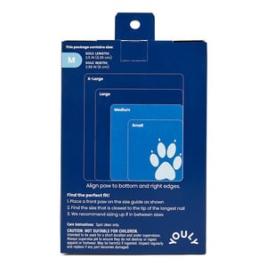 Youly Botas Todo Terreno Color Negro para Perro, Mediano
