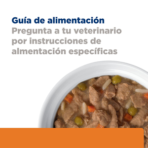 Hill's Prescription Diet c/d Alimento Húmedo Cuidado Urinario para Perro Adulto Receta Estofado Pollo/Vegetales, 354 g