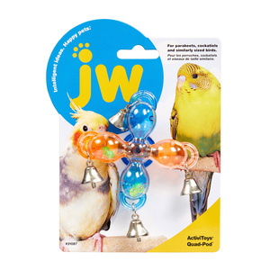 JW Pet Company Juguete de Plástico Interactivo para Aves con Campanas
