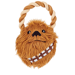 Star Wars Peluche Cabeza de Chewbacca con Cuerda para Perro