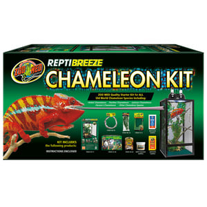 Zoo Med Reptibreeze Kit de Hábitat para Camaleón, 40.60 cm Largo x 40.60 cm Ancho x 76.20 cm Alto