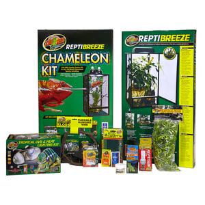 Zoo Med Reptibreeze Kit de Hábitat para Camaleón, 40.60 cm Largo x 40.60 cm Ancho x 76.20 cm Alto Zoo Med Reptibreeze Kit de Hábitat para Camaleón, 40.60 cm Largo x 40.60 cm Ancho x 76.20 cm Alto