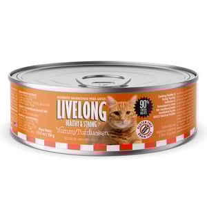 Livelong Healthy & Strong Alimento Natural Húmedo para Gato Todas las Edades Receta Delicias de Aves, 156 g Livelong Healthy & Strong Alimento Natural Húmedo para Gato Todas las Edades Receta Delicias de Aves, 156 g