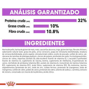Royal Canin Control de Apetito Alimento Seco para Gato Adulto Esterilizado Receta Pollo, 6.3 kg