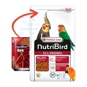 Versele-Laga NutriBird G14 Alimento para Loros Medianos, 1 kg Versele-Laga NutriBird G14 Alimento para Loros Medianos, 1 kg