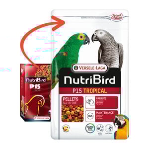 Versele-Laga NutriBird P15 Tropical Alimento para Loros y Psitácidos, 1 kg Versele-Laga NutriBird P15 Tropical Alimento para Loros y Psitácidos, 1 kg