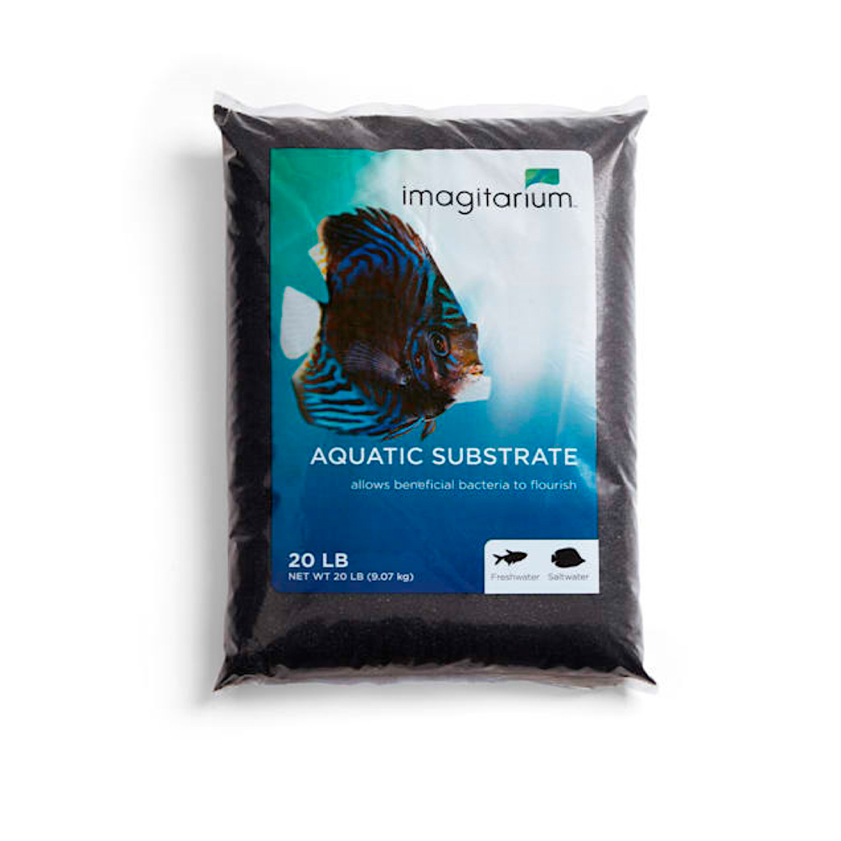 Imagitarium Sand Black Arena Nega para Acuario, 9.07 kg