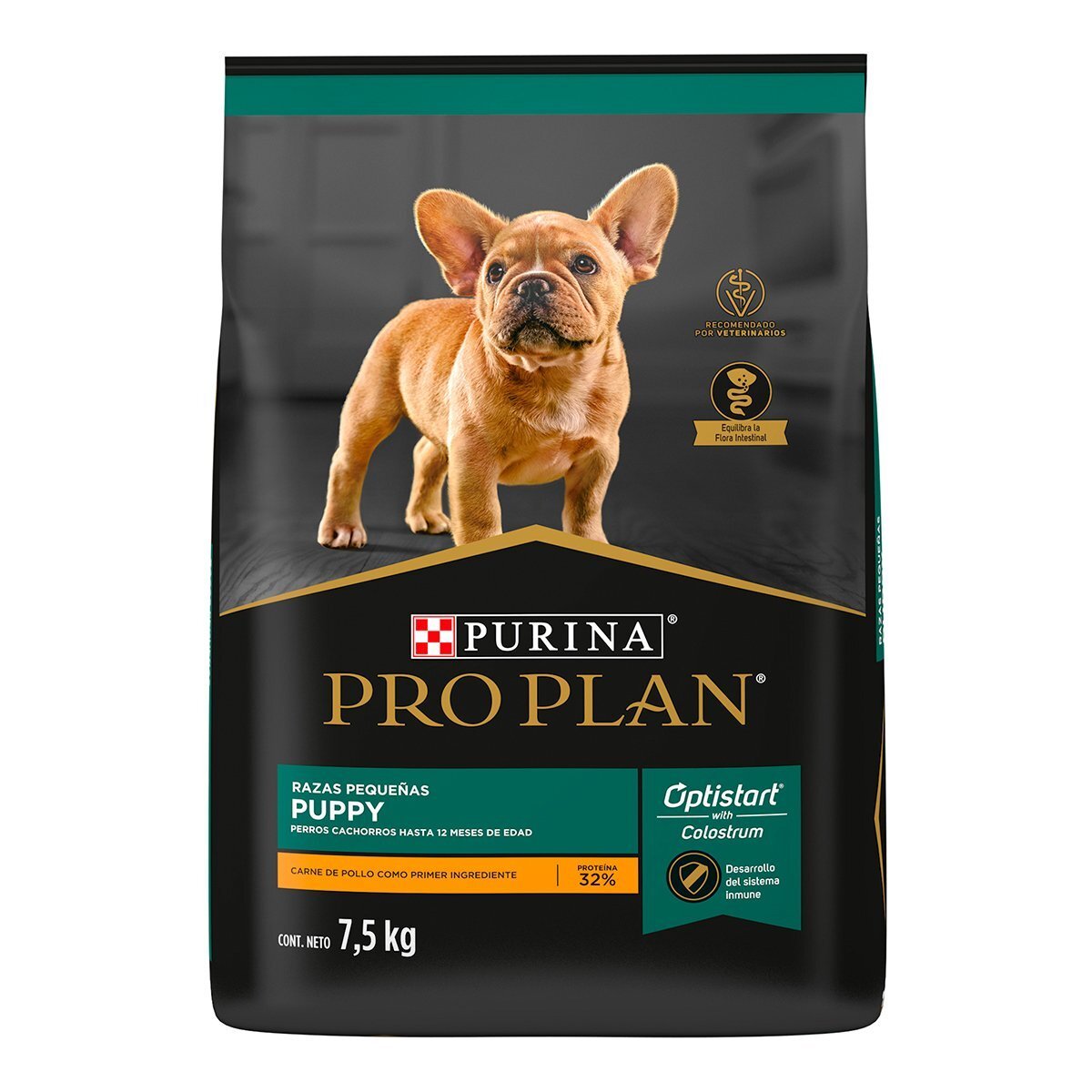 Pro Plan Puppy Optistart Alimento Seco Cachorro Raza Pequeña Receta Pollo, 7.5 kg