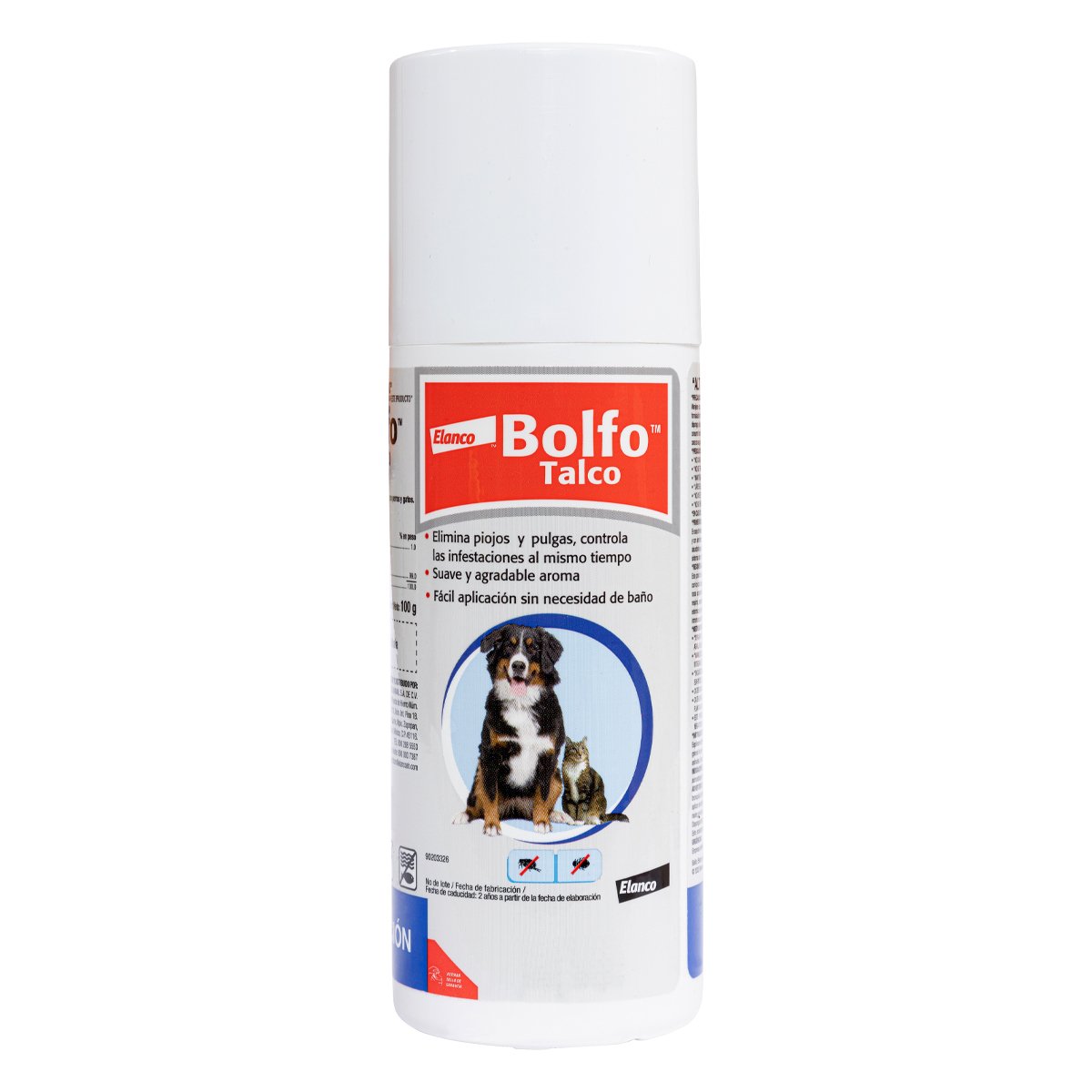 Bolfo Talco Antipulgas para Perro y Gato, 100 g