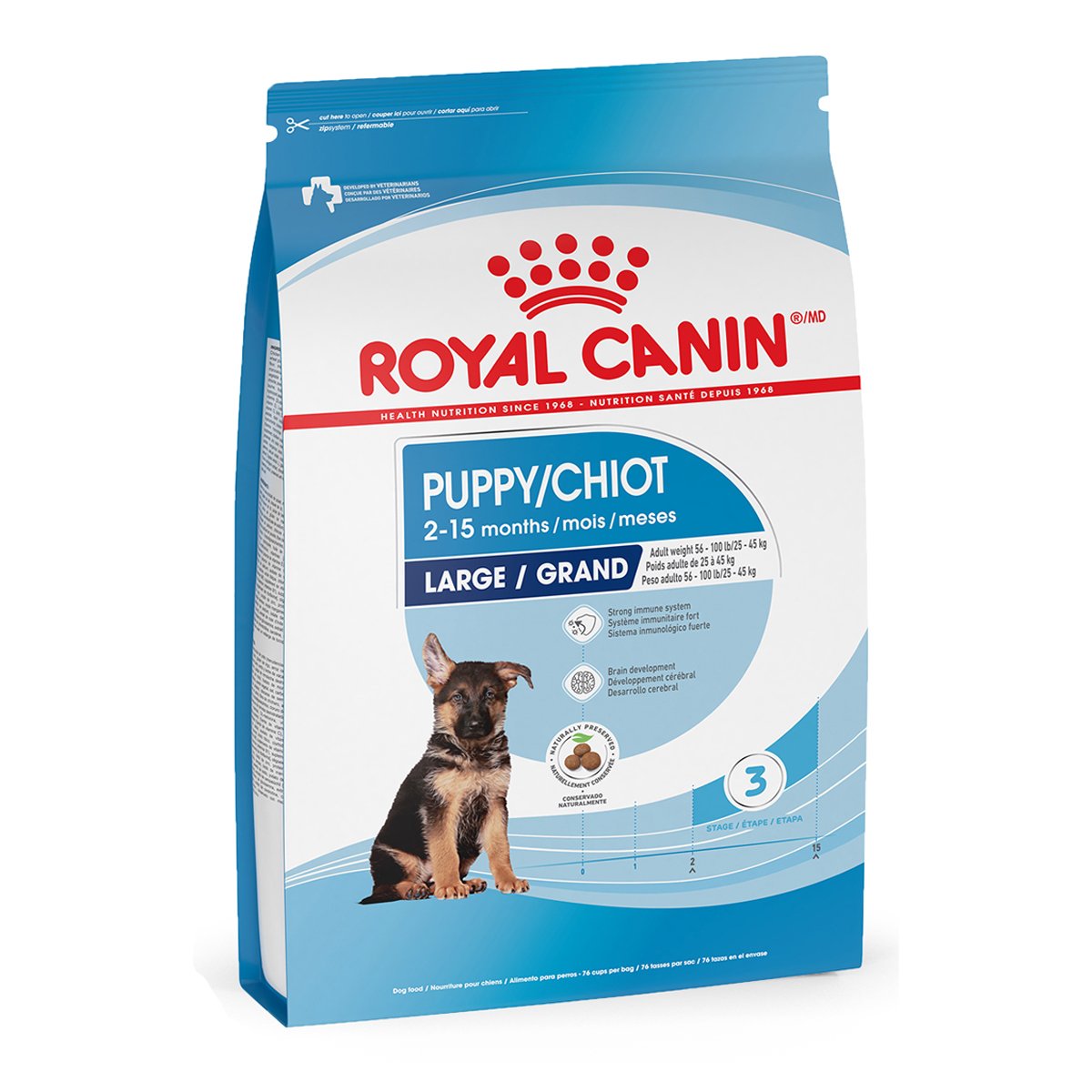 Royal Canin Alimento Seco para Cachorro Raza Grande, 13.6 kg