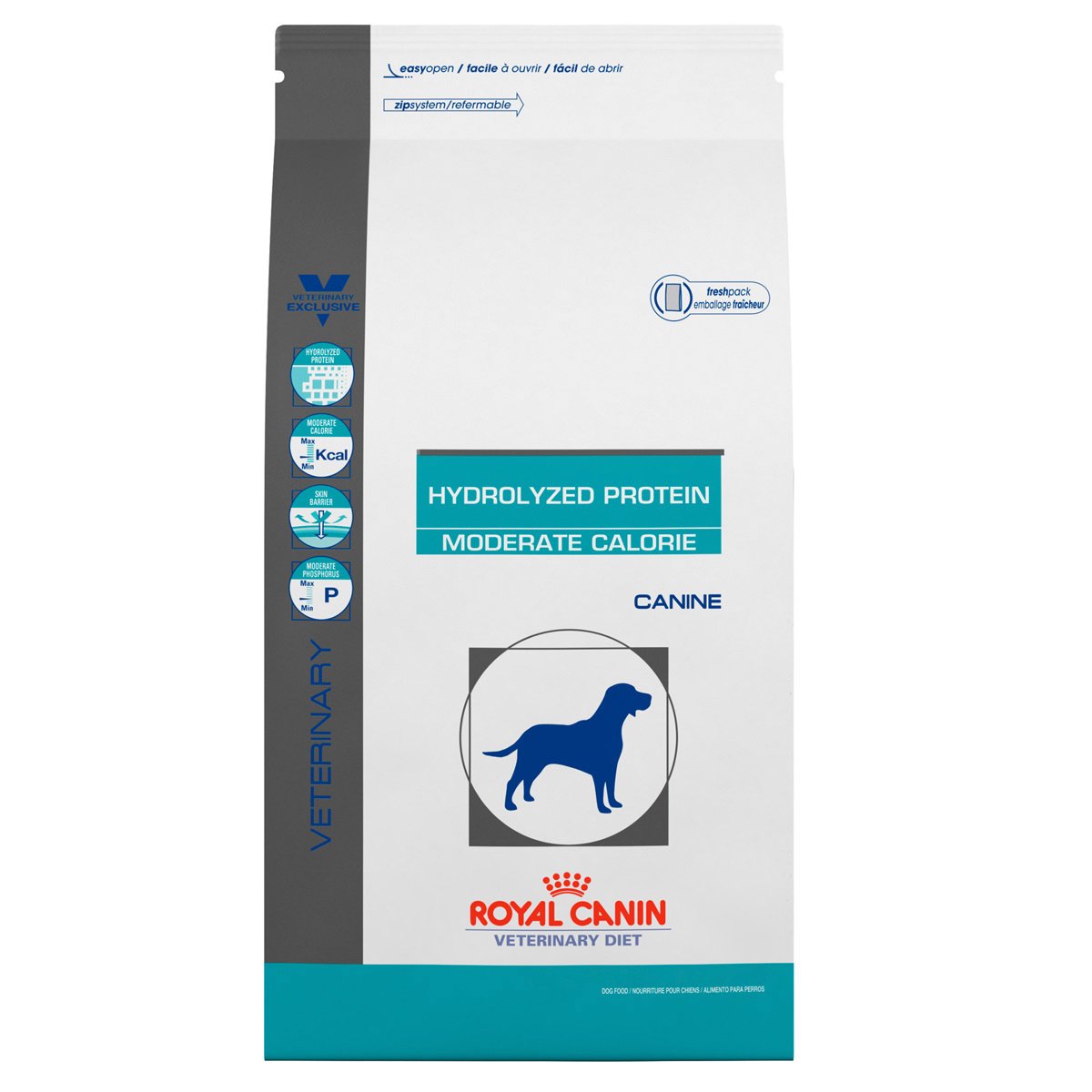 Royal Canin Veterinary Diet Alimento Seco Proteína Hidrolizada con Calorías Moderadas para Perro Adulto, 11 kg