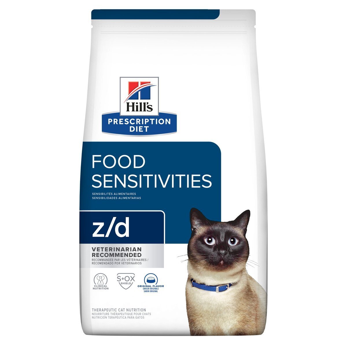 Hill's Prescription Diet z/d Alimento Seco Alergias Alimentarias para Gato Adulto, 1.8 kg