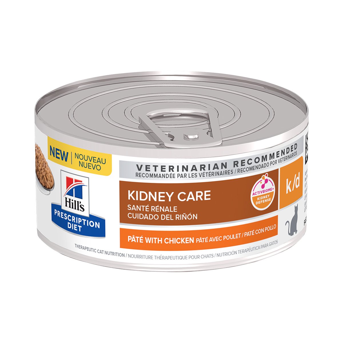 Hill's Prescription Diet k/d Alimento Húmedo Cuidado Renal para Gato Adulto, 156 g
