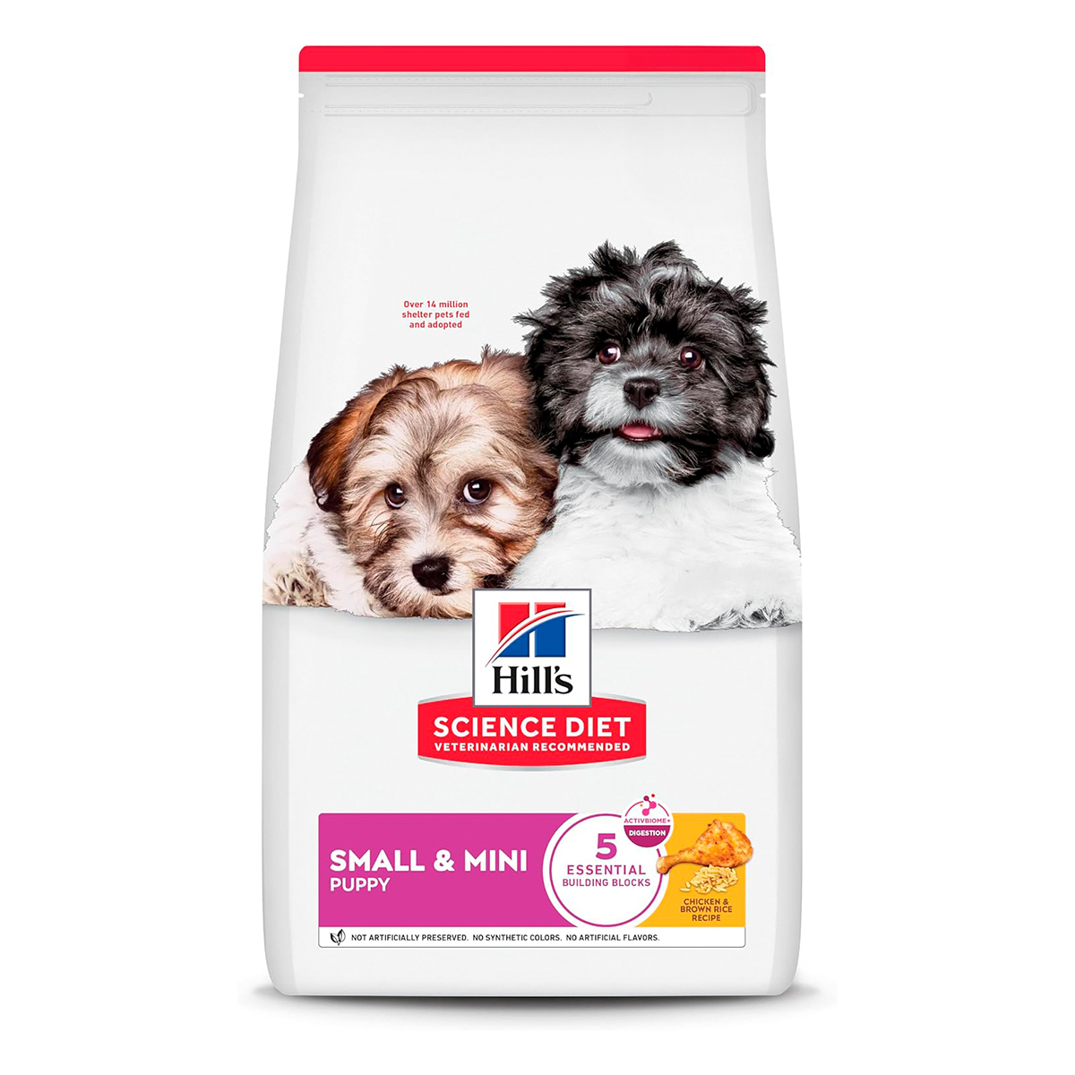 Hill's Science Diet Small & Mini Alimento para Cachorro Raza Pequeña y Mini Receta Pollo, 5.6kg