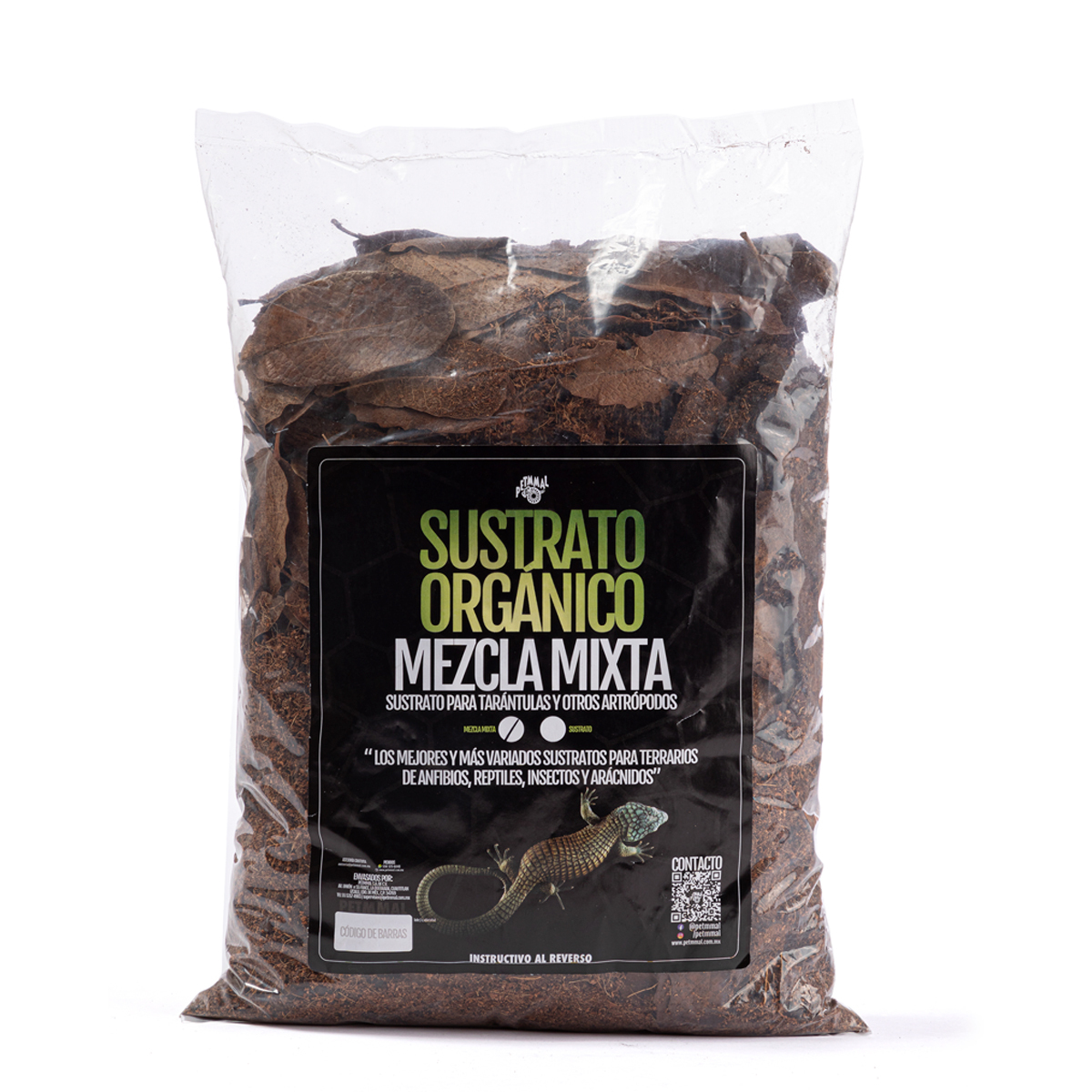 Petmmal Sustrato Mixto para Reptil, 800 g
