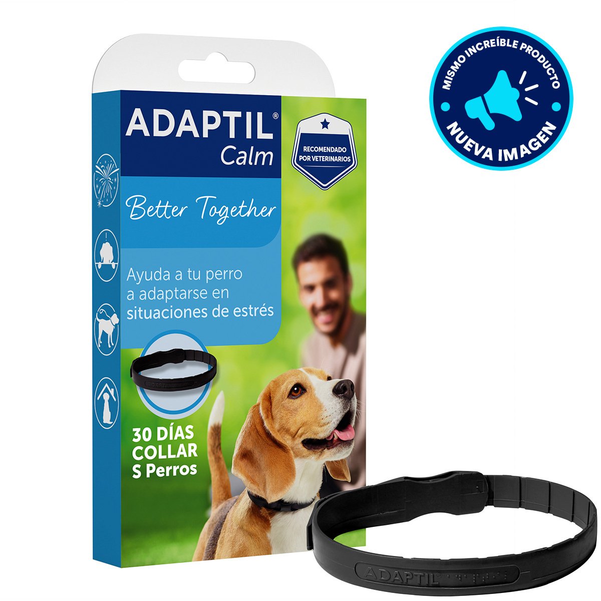 Adaptil Collar Calmante para Perro, Chico/Mediano