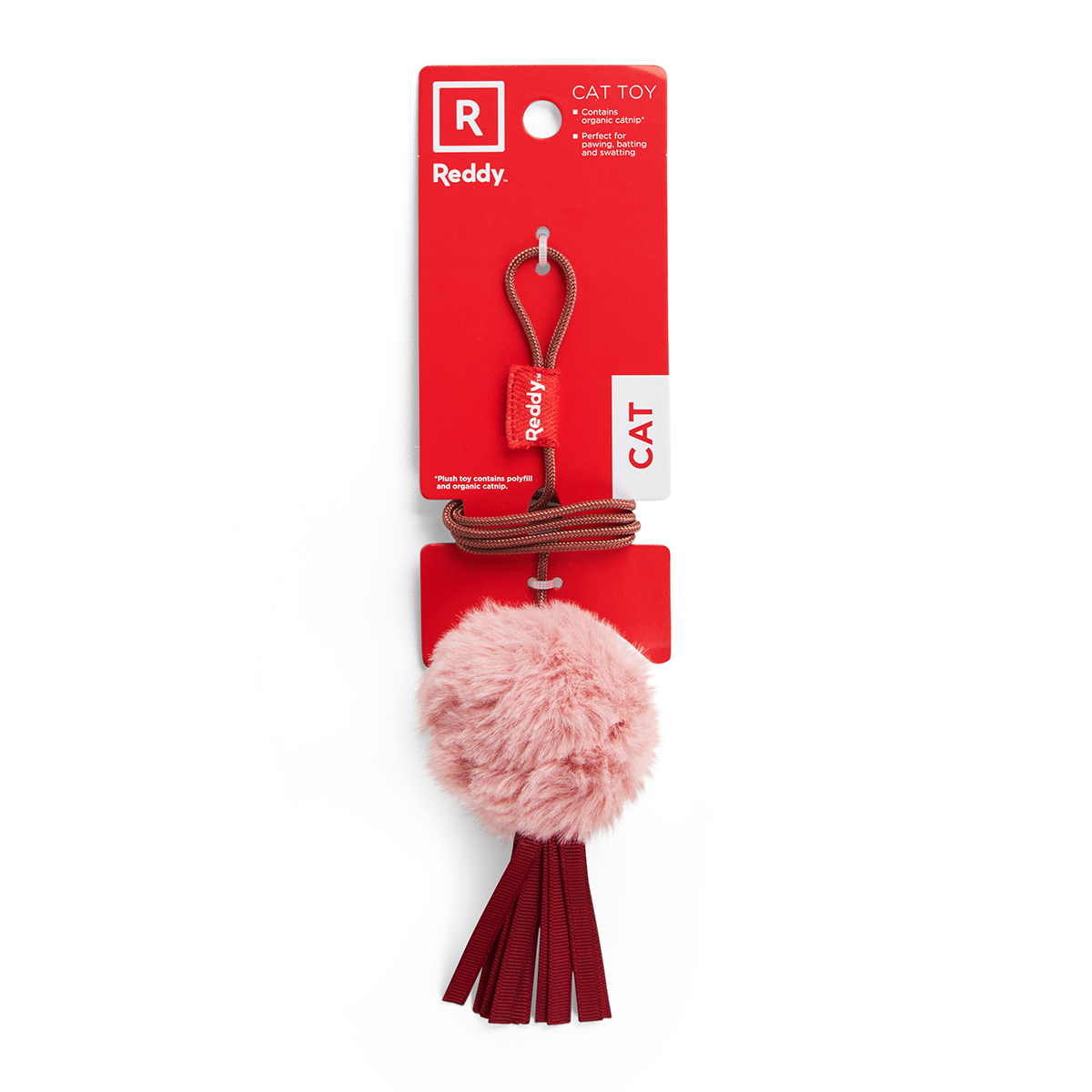 Reddy Cat Varita con Pom Pom Morado para Gato, 50 cm