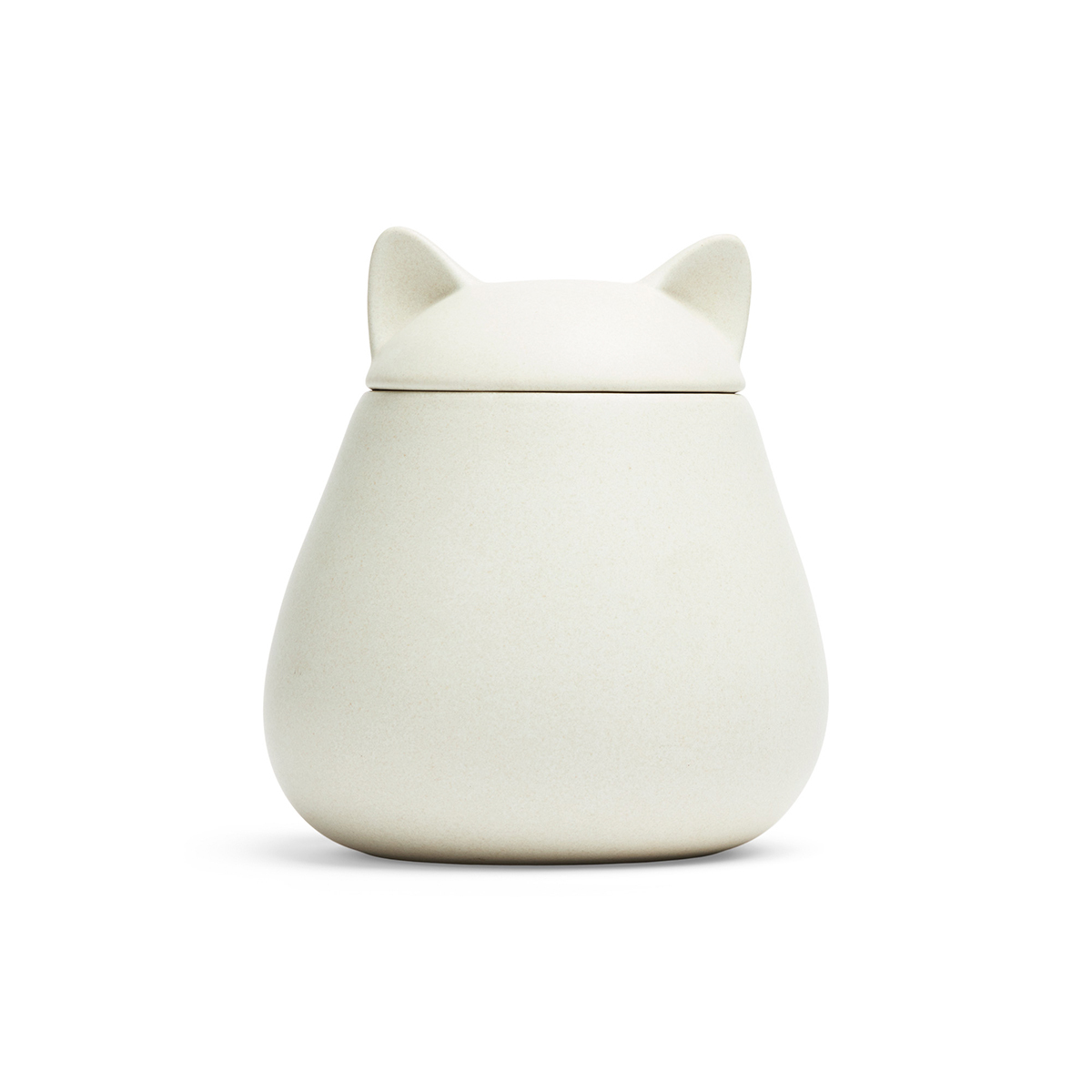 EveryYay Contenedor de Cerámica para Premios Diseño Orejas de Gatito, 1.5 kg