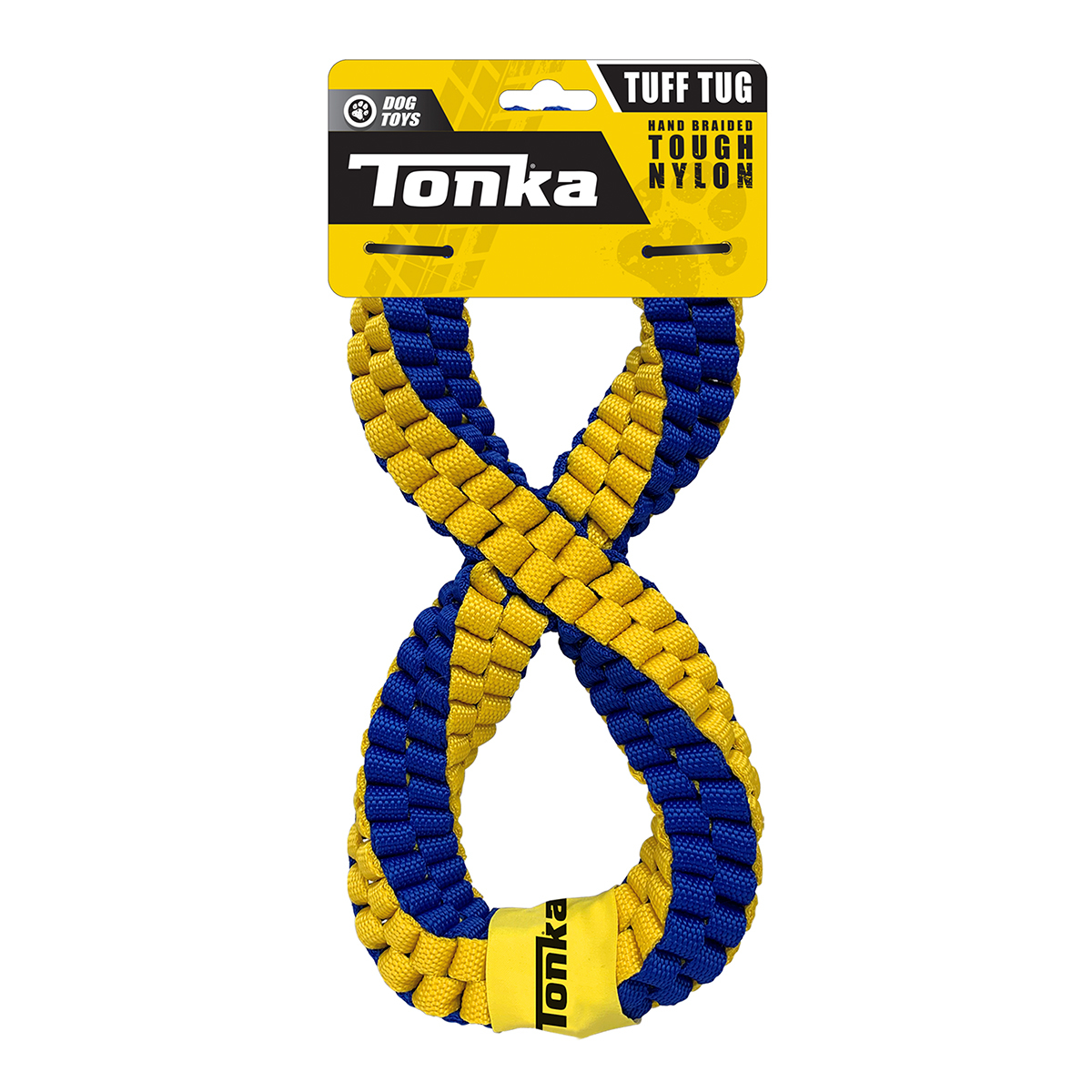 Tonka Tug Trenza de Nylon con Forma de Infinito para Perro, Mediano/ Grande