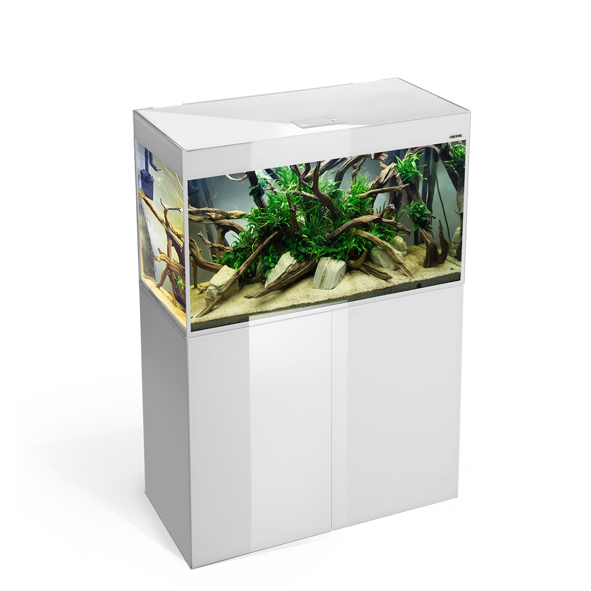 Aquael Acuario Set Glossy 100 White para Peces