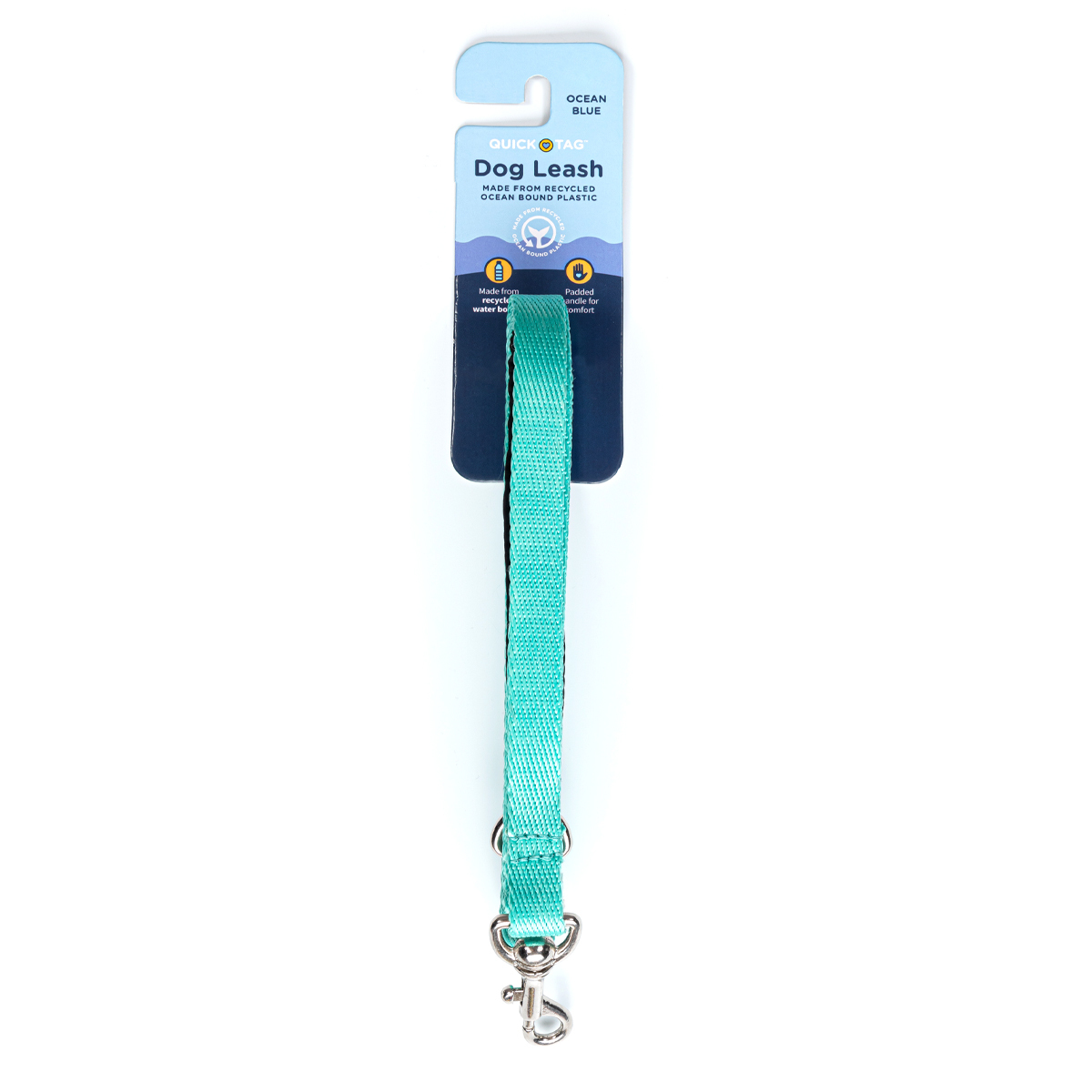 Quick Tag Oceanworks Correa Eco Friendly Color Azul para Perro