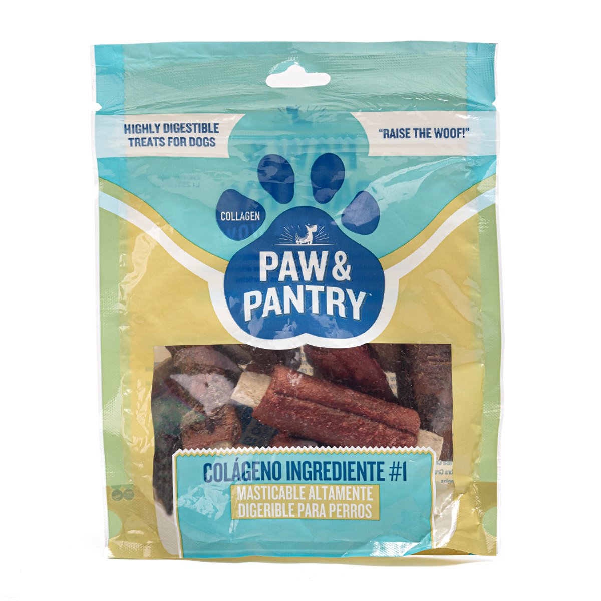 Paw & Pantry Carnaza con Colágeno Diseño Costillas Sabor BBQ para Perro Adulto, 12 Piezas