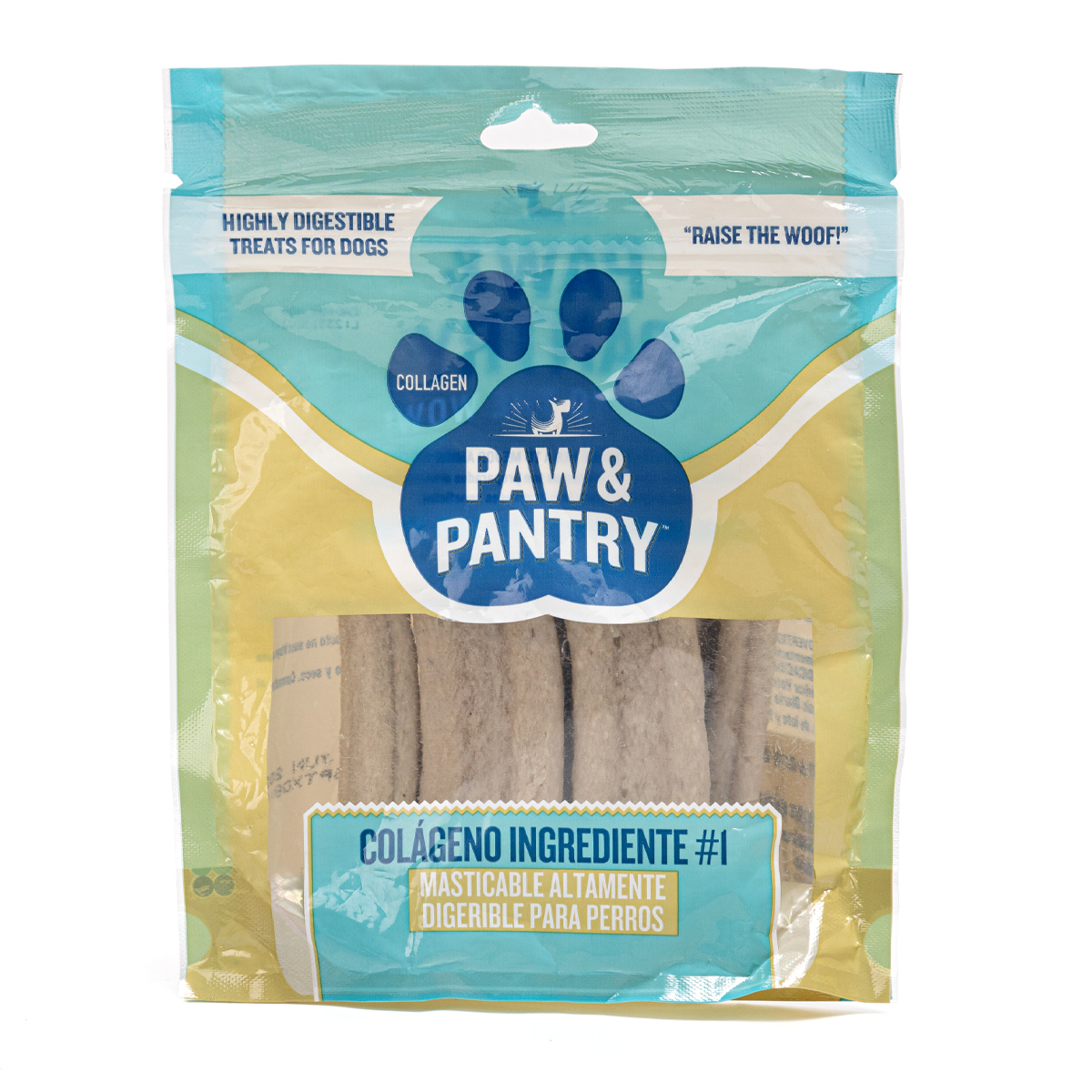 Paw & Pantry Carnaza con Colágeno Diseño Stick Sabor Crema de Maní para Perro, 8 Piezas