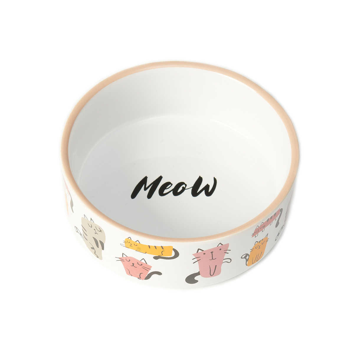 Petrageous Tazón de Cerámica Modelo Snobby Cats para Gato, Chico
