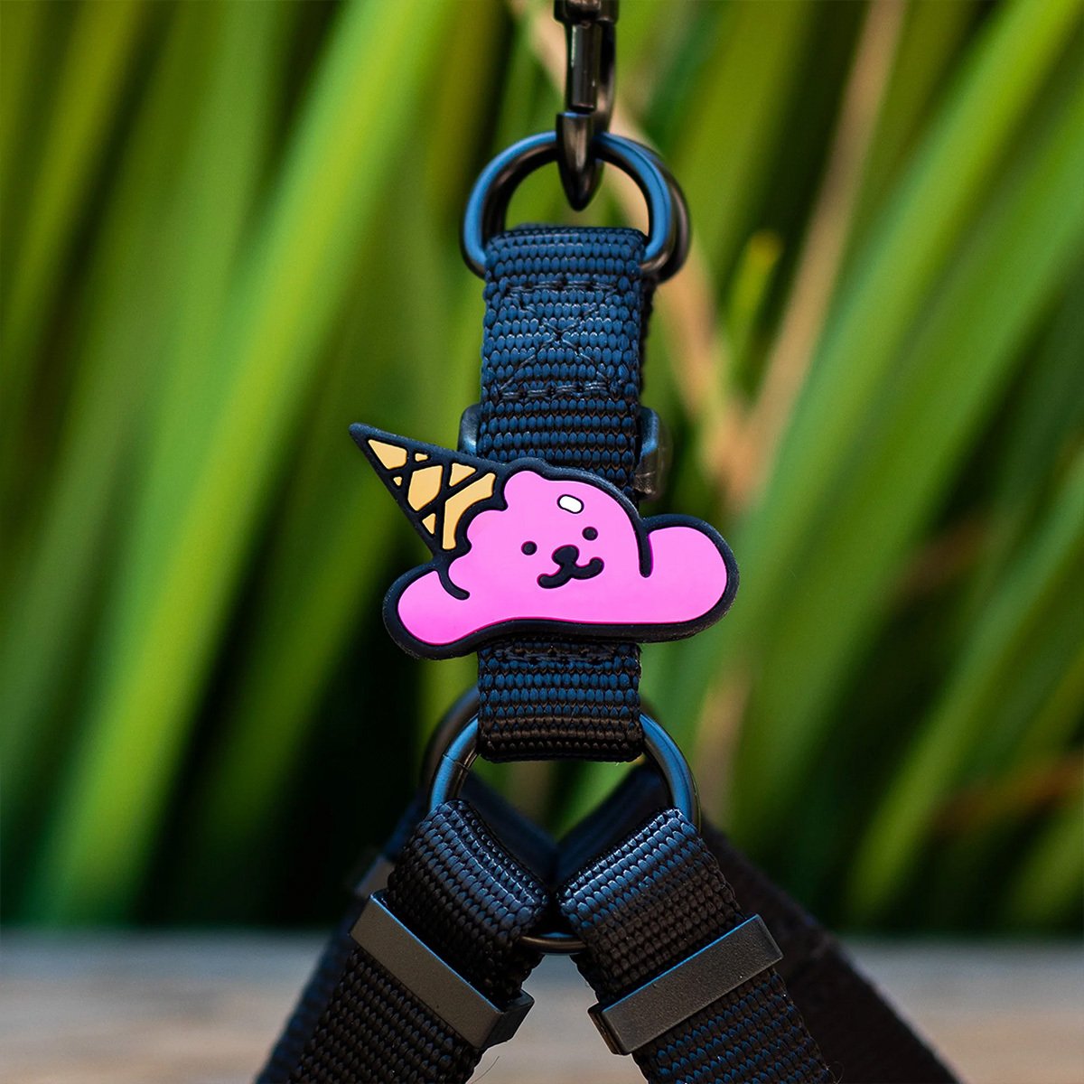 Jiby Charm para Personalizar Arnés Collar o Correa Diseño Helado Derretido, 1 Pieza