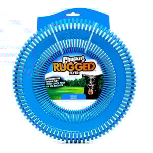 Chuckit! Ruggedflight Frisbee Dentado Robusto para Perro, Mediano Chuckit! Ruggedflight Frisbee Dentado Robusto para Perro, Mediano