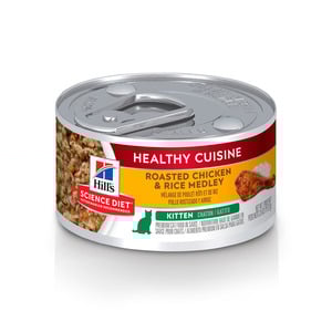 Hill's Science Diet Healthy Cuisine Alimento Húmedo Estofado para Gatito Receta Pollo, 79 g Hill's Science Diet Healthy Cuisine Alimento Húmedo Estofado para Gatito Receta Pollo, 79 g