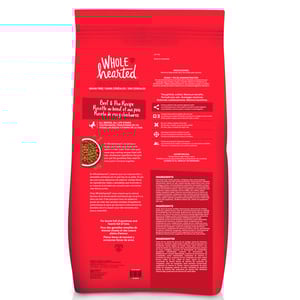 WholeHearted Libre de Granos Alimento Natural para Perro Todas las Edades Receta Res y Chícharo, 11.3 kg