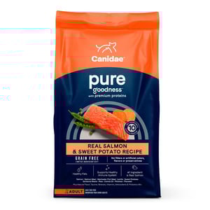 Canidae Pure Alimento Natural sin Granos para Perro Adulto Receta Salmón y Camote, 9.9 kg Canidae Pure Alimento Natural sin Granos para Perro Adulto Receta Salmón y Camote, 9.9 kg