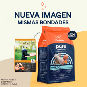Canidae Pure Alimento Natural sin Granos para Cachorro Receta Pollo y Lenteja, 5.4 kg