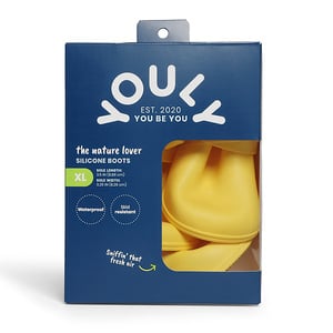 Youly The Nature Lover Botas de Silicón Color Amarillo para Perro, X-Grande Youly The Nature Lover Botas de Silicón Color Amarillo para Perro, X-Grande