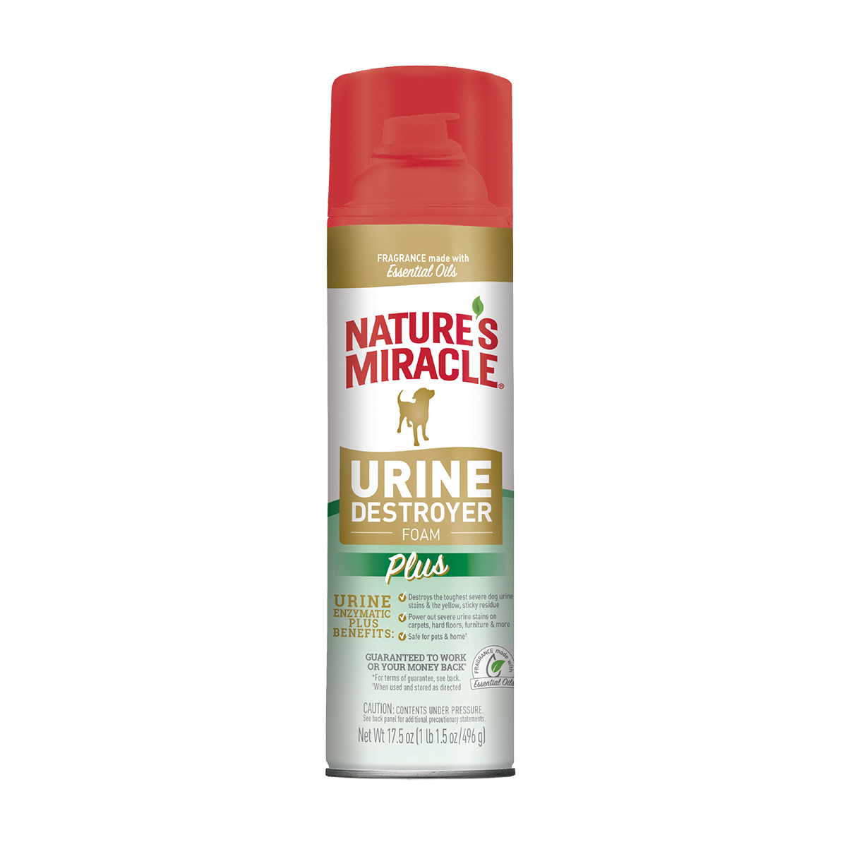 Nature's Miracle Limpiador Enzimático para Orina de Perro en Alfombras, 496 ml