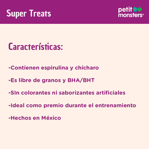 Petit Monsters Super Treats para Perro, 180 g