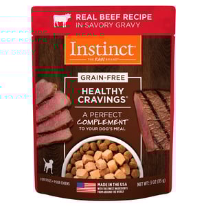Instinct Healthy Cravings Topping Natural para Perro Receta Res, 85 g Instinct Healthy Cravings Topping Natural para Perro Receta Res, 85 g