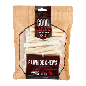 Good Lovin' Carnaza Twists Tradicional, 40 Piezas Good Lovin' Carnaza Twists Tradicional, 40 Piezas