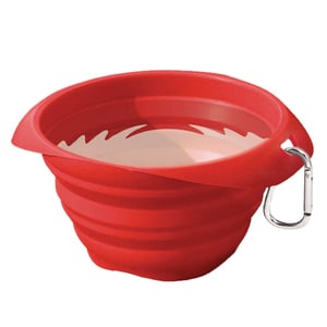 Kurgo Plato Colapsable de Silicón para Perro Color Rojo Kurgo Plato Colapsable de Silicón para Perro Color Rojo