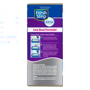 Fresh Step Multi-Cat Arena de Arcilla Aglutinante con Esencia para Hogares Multi-Gato, 11.3 kg