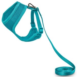 Good2Go Set Arnés de Malla y Correa para Gato Color Aqua Good2Go Set Arnés de Malla y Correa para Gato Color Aqua
