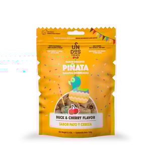 Un Dos Treats Premio Sabor Pato Cereza para Perro, 155 g Un Dos Treats Premio Sabor Pato Cereza para Perro, 155 g