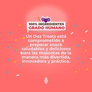 Un Dos Treats Premio Sabor Res y Moras para Perro, 155 g