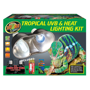Zoo Med Paquete de Foco Tropical Uvb 5.0 & Lámpara Calefactora, 60 Watts Zoo Med Paquete de Foco Tropical Uvb 5.0 & Lámpara Calefactora, 60 Watts