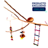 Birdx Juguete para Aves Tipo Lechuza Colores Variados, Grande Birdx Juguete para Aves Tipo Lechuza Colores Variados, Grande