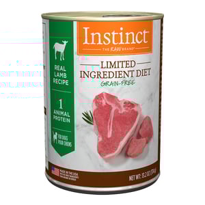 Instinct LID Alimento Húmedo Natural sin Granos para Perro Adulto Receta Cordero, 374 g Instinct LID Alimento Húmedo Natural sin Granos para Perro Adulto Receta Cordero, 374 g