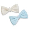 Bond & Co Paquete con Dos Moños Azul Cielo y Blanco para Perro, Unitalla Bond & Co Paquete con Dos Moños Azul Cielo y Blanco para Perro, Unitalla