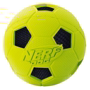 Nerf Dog Balón de Soccer Crunch para Perro, Mediano